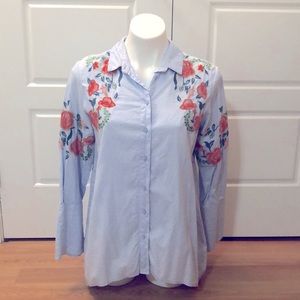 Zara Embroidery Shirt